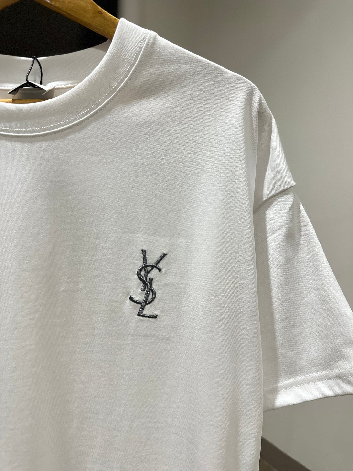 YSL Cotton T-Shirt (White)