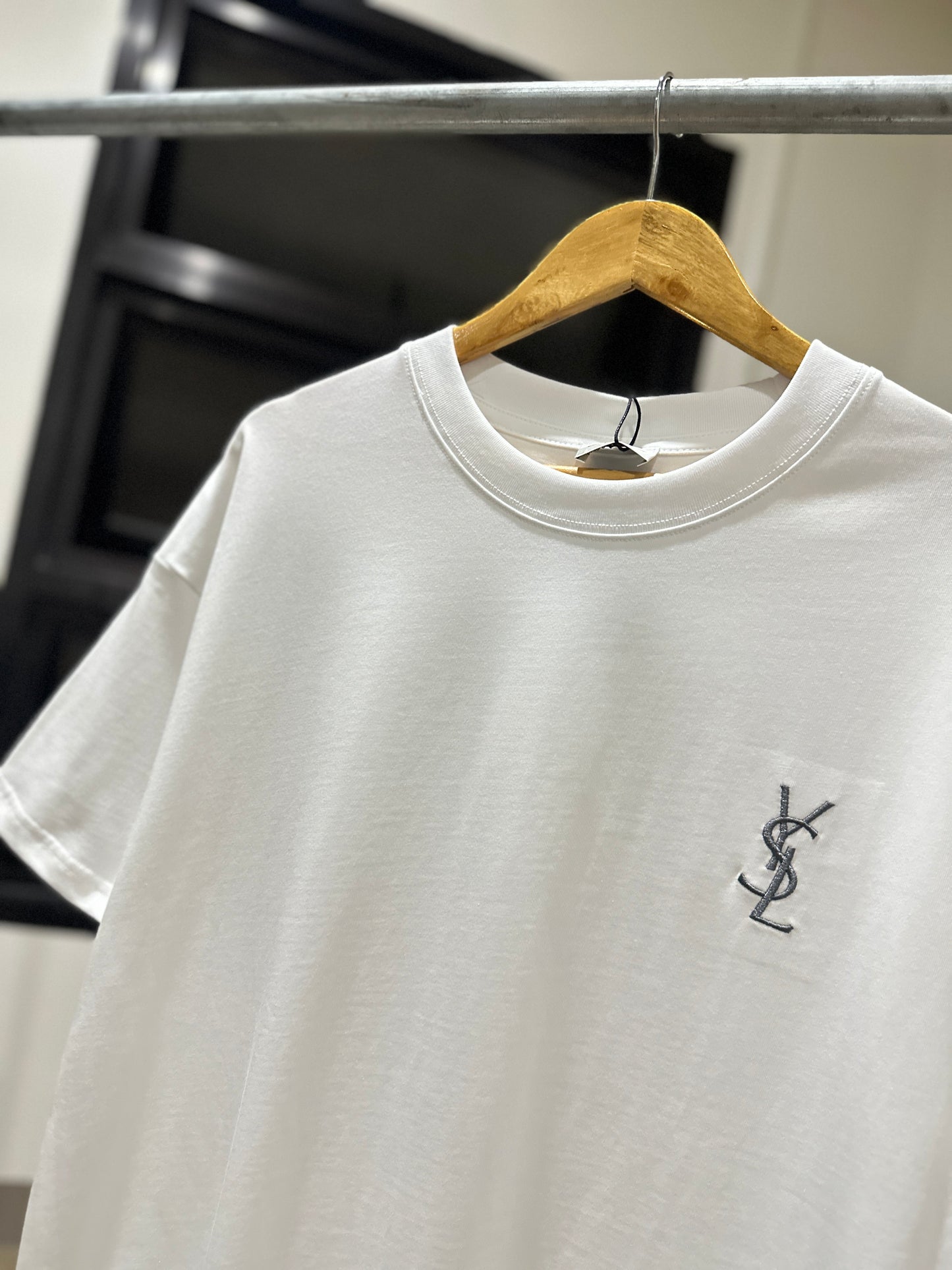 YSL Cotton T-Shirt (White)