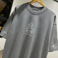 Balenciaga Burning Unity Oversized T-Shirt (Vintage Blue)