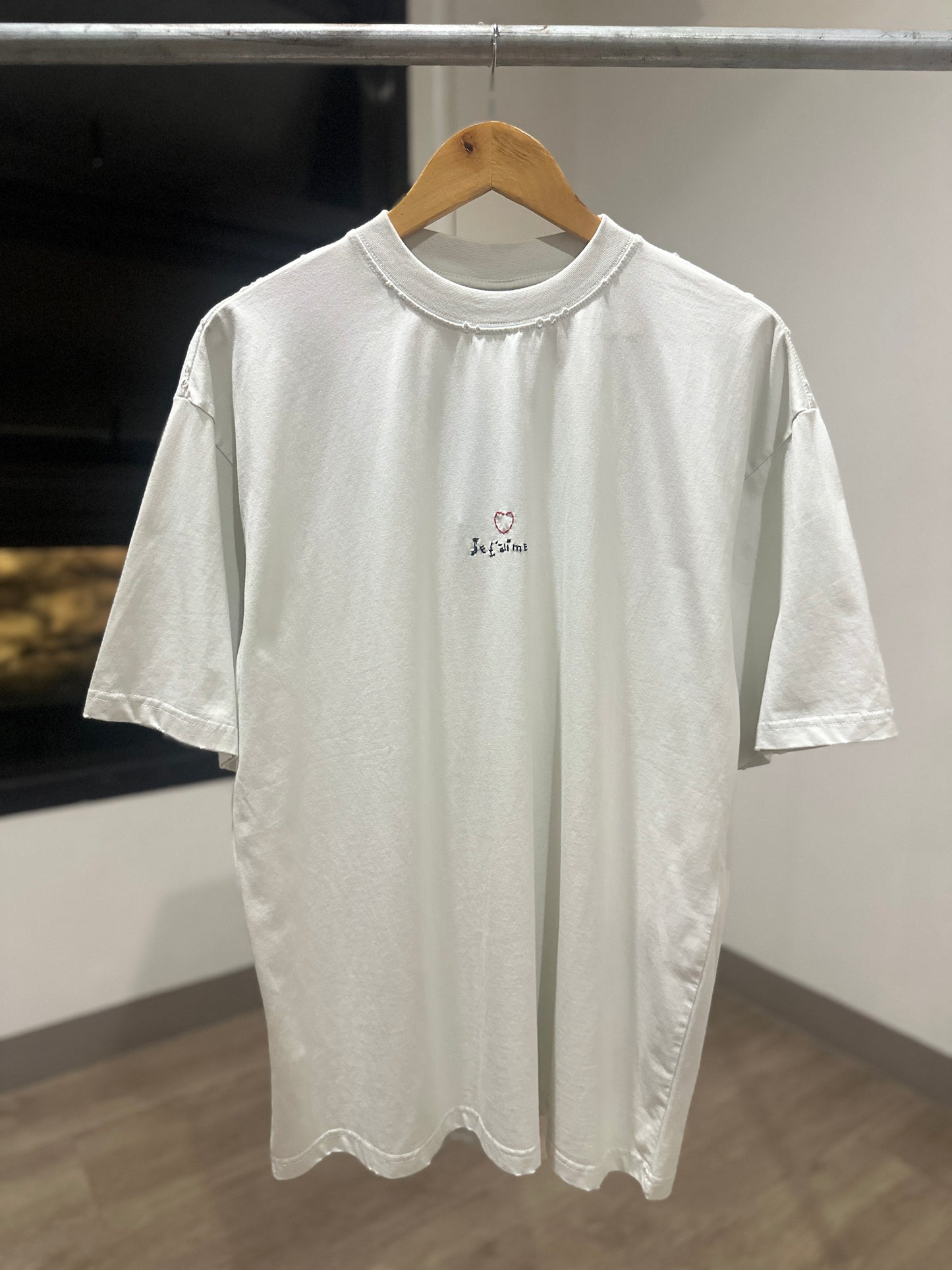 Balenciaga Je T'aime T-Shirt (Cement White)
