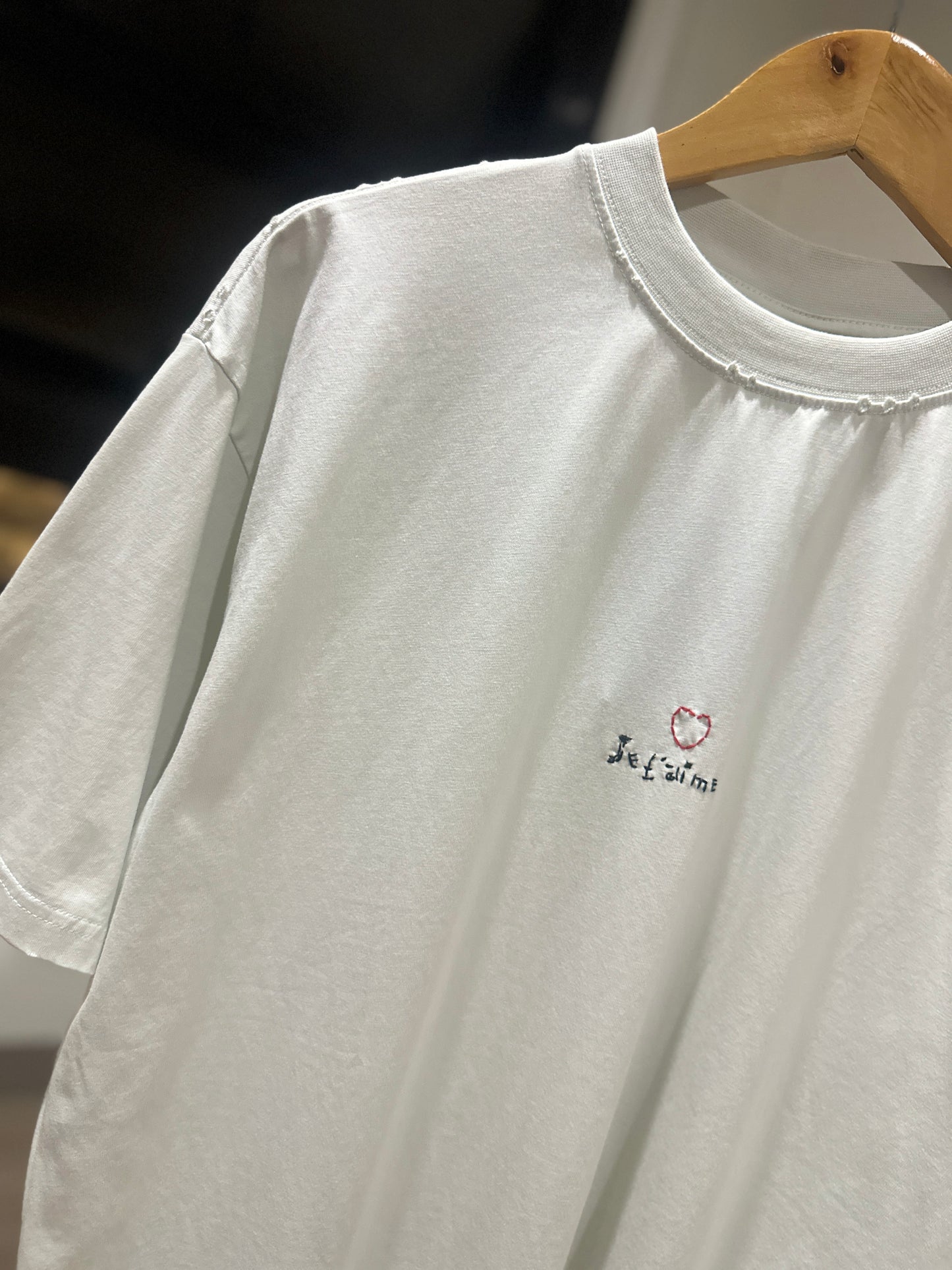 Balenciaga Je T'aime T-Shirt (Cement White)