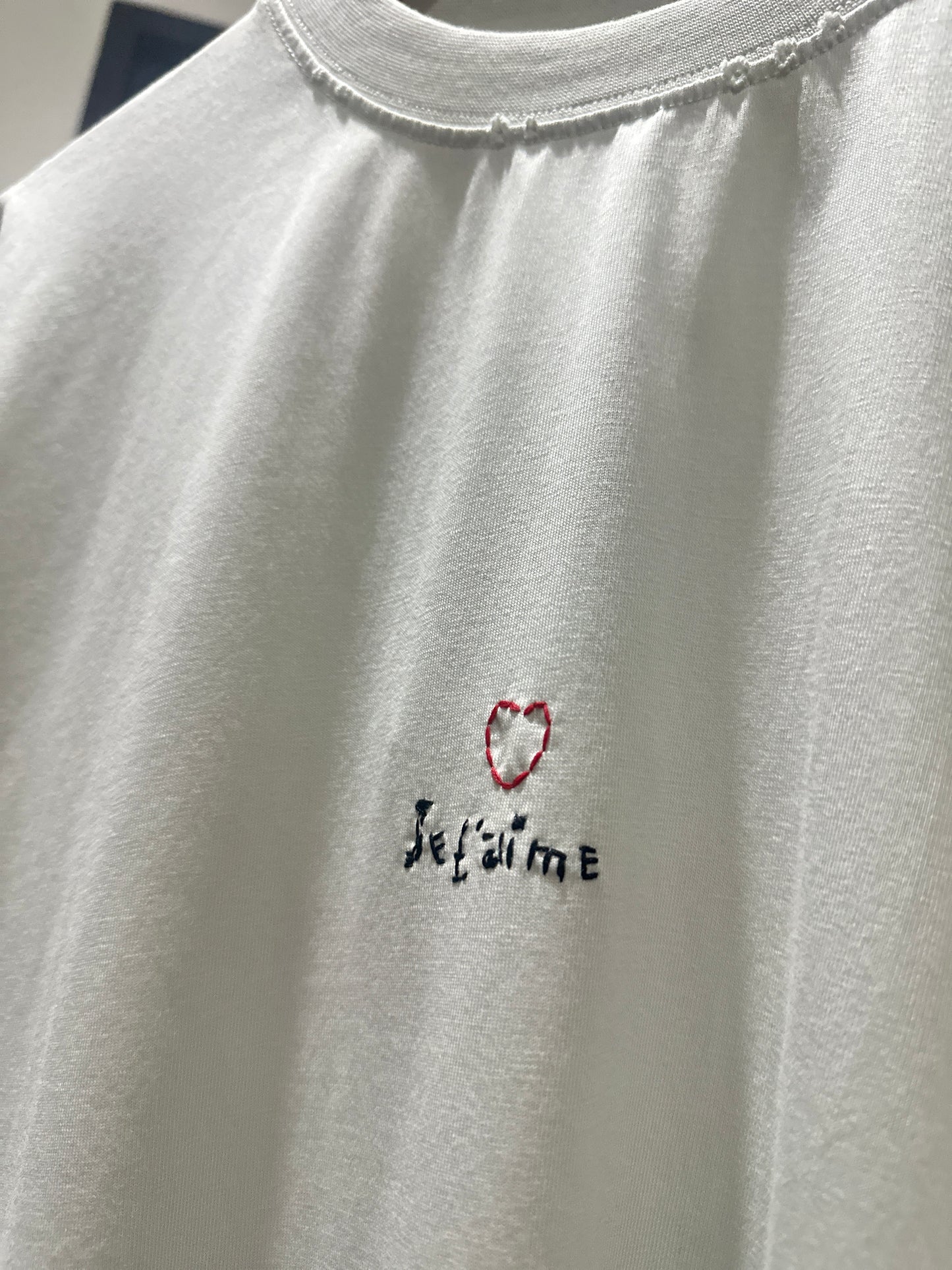 Balenciaga Je T'aime T-Shirt (Cement White)