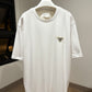 Prada Cotton T-Shirt (White/Oversized)