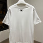 Prada Mid Logo Cotton T-Shirt (White)