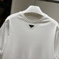 Prada Mid Logo Cotton T-Shirt (White)