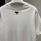 Prada Mid Logo Cotton T-Shirt (White)