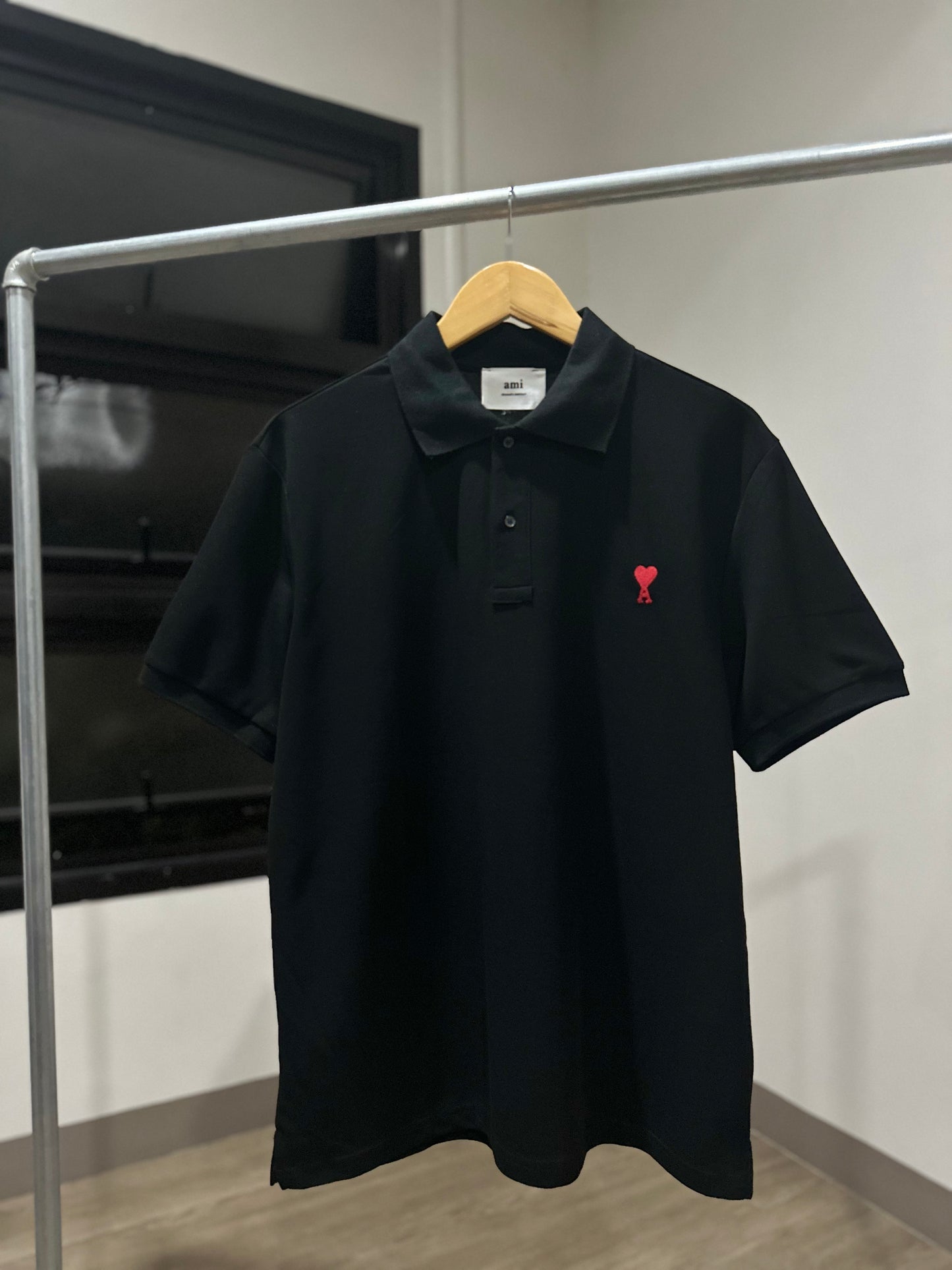 AMI de Coeur Polo Shirt (Black)