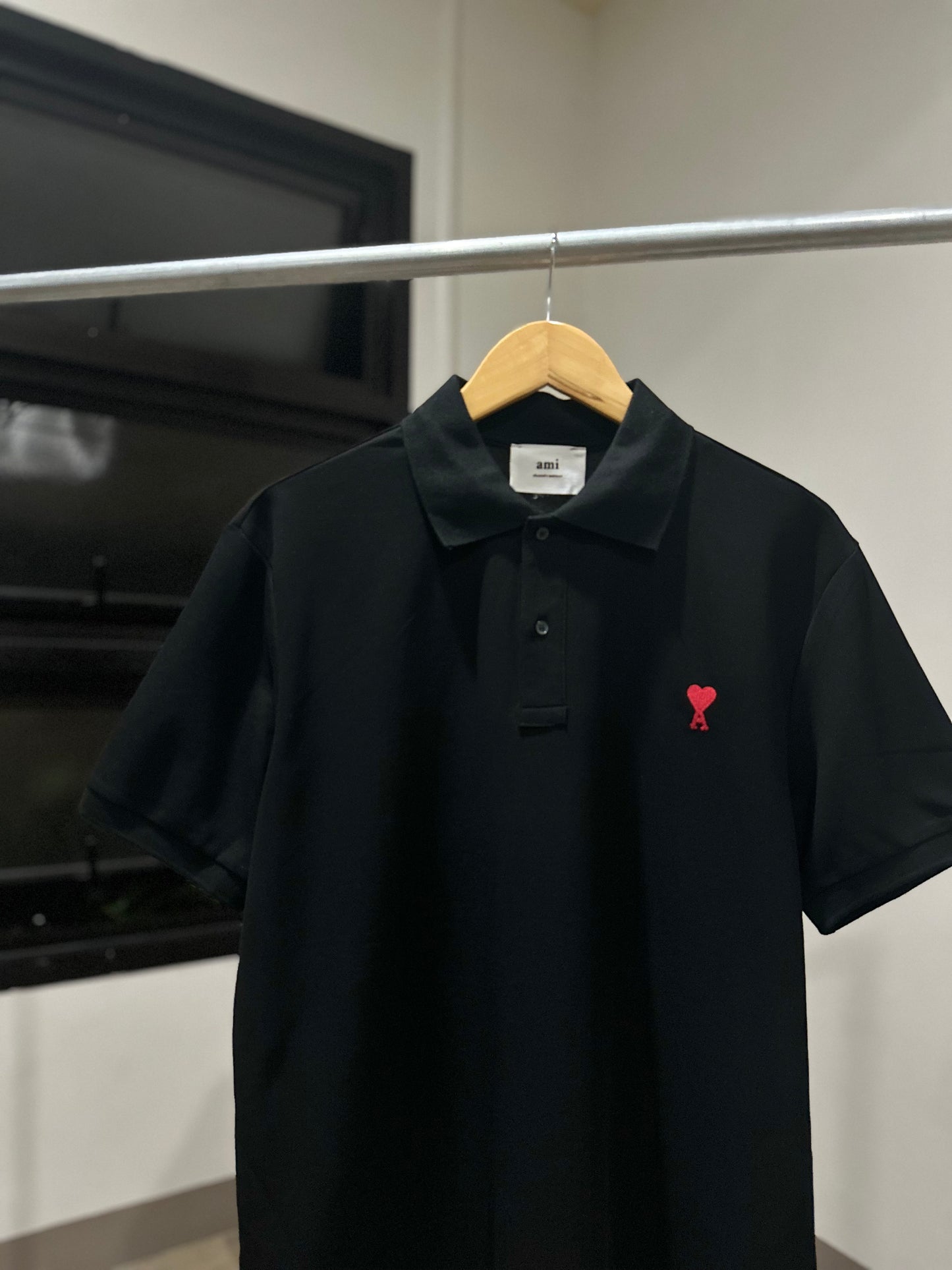 AMI de Coeur Polo Shirt (Black)