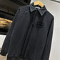 MiuMiu Logo Patch Polo Sweatshirt