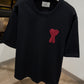 AMI de Coeur Patch Logo T-Shirt (Black)