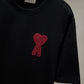 AMI de Coeur Patch Logo T-Shirt (Black)