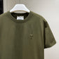 AMI de Coeur Embossed Logo T-Shirt (Sage Green)