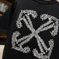 Off-White Embroidered Arrow Tee