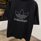 Balenciaga | Adidas Oversized T-Shirt (Black/Embroidered)