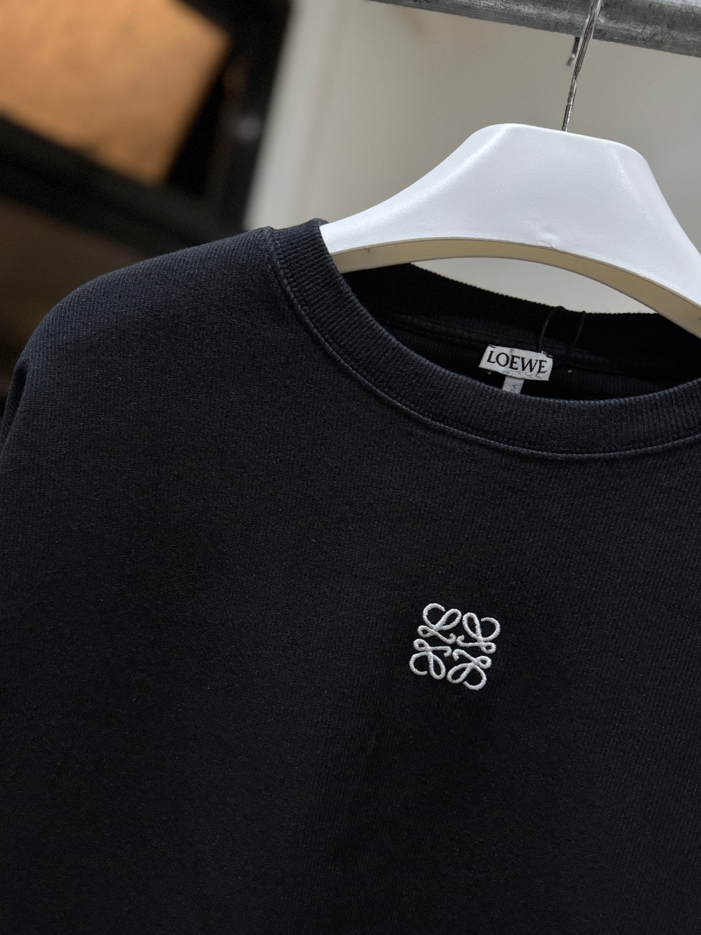 Loewe Anagram Long-sleeve Shirt (Black)