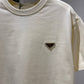 Prada Cotton Logo T-Shirt (Cream/Apricot)