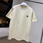 Prada Cotton Logo T-Shirt (Cream/Apricot)