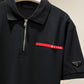 Prada Luna Rossa Quarter-Zip Polo Shirt