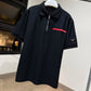 Prada Luna Rossa Quarter-Zip Polo Shirt