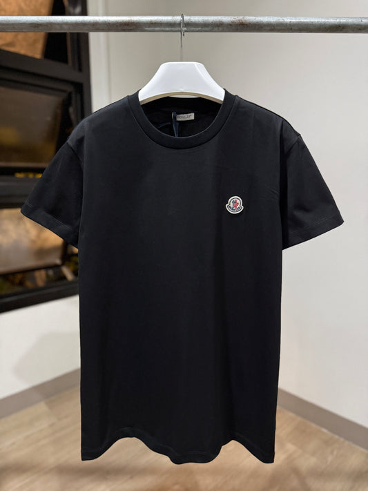 Moncler Logo Patch T-Shirt (Black)