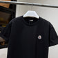 Moncler Logo Patch T-Shirt (Black)