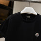 Moncler Logo Patch T-Shirt (Black)