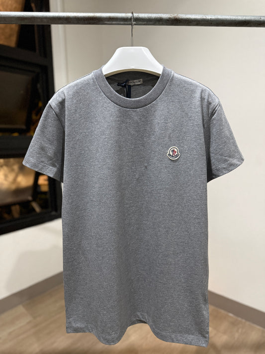Moncler Logo Patch T-Shirt (Gray)
