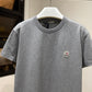 Moncler Logo Patch T-Shirt (Gray)