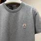 Moncler Logo Patch T-Shirt (Gray)