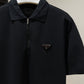 Prada Quarter-Zip Polo Shirt (Black)