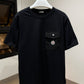 Moncler Cotton Pocket T-Shirt (Black)