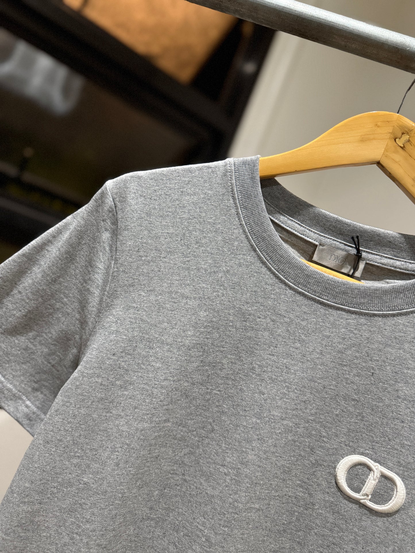Dior CD Icon T-Shirt (Heather Gray)