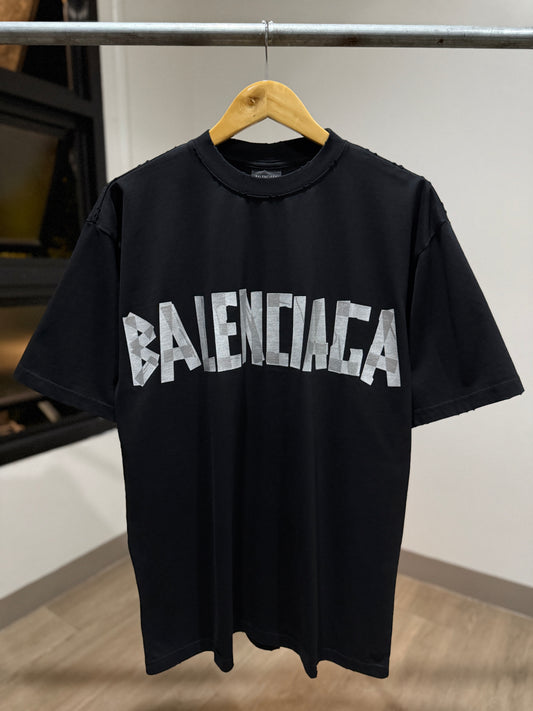 Balenciaga New Tape Type T-Shirt (Black)