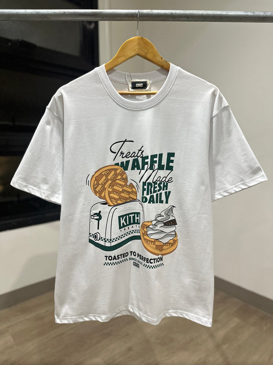 Kith Treats - Waffle Tee (White)