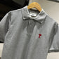 AMI de Coeur Polo Shirt (Gray)