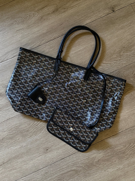 Goyard Saint Louise PM Bag (Black)