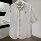 AMI Paris Oversized Short Sleeve Shirt (Boxy/White)
