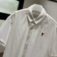 AMI Paris Oversized Short Sleeve Shirt (Boxy/White)