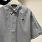 AMI Paris Oversized Short Sleeve Shirt (Boxy/Blue)