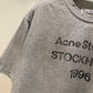 Acne Studios Sprayed Logo T-Shirt (Gray)