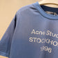 Acne Studios Sprayed Logo T-Shirt (Blue)