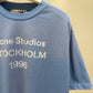 Acne Studios Sprayed Logo T-Shirt (Blue)