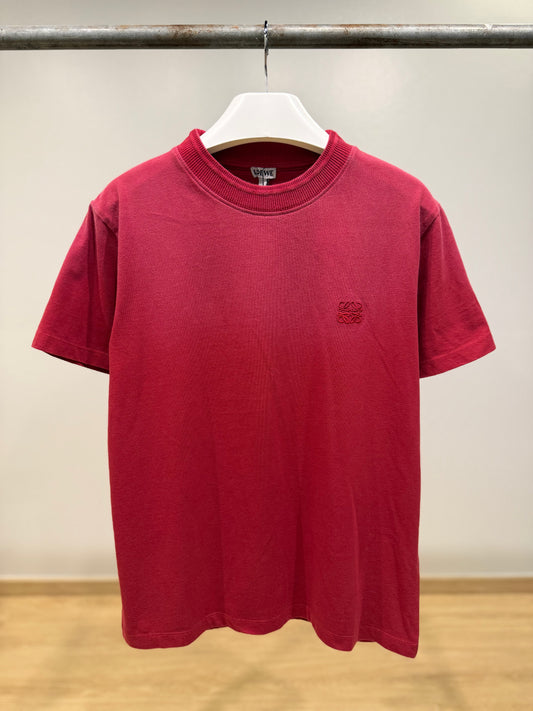 Loewe Anagram Cotton T-Shirt (Faded Red)