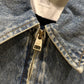 AMI de Coeur Zipped Denim Jacket