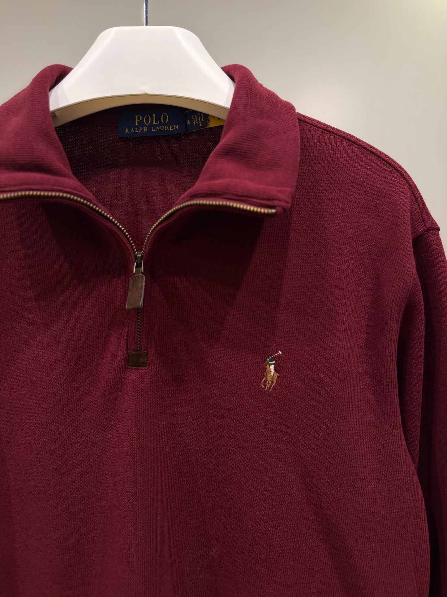 Ralph Lauren Quarter Zip (Maroon)