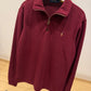Ralph Lauren Quarter Zip (Maroon)