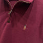 Ralph Lauren Quarter Zip (Maroon)