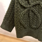 Loewe Anagram Knitted Sweater (Green)