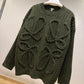 Loewe Anagram Knitted Sweater (Green)