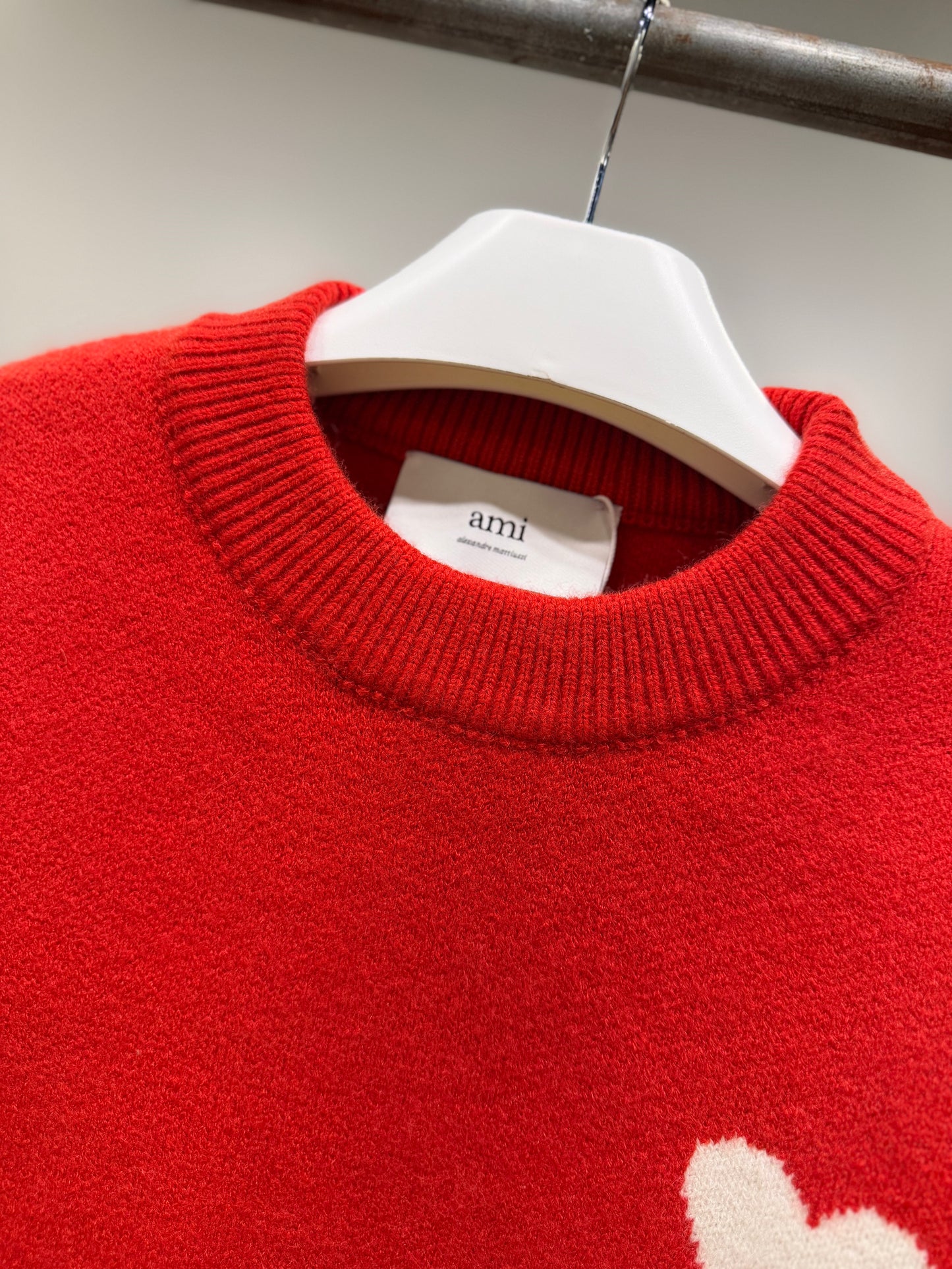 AMI de Coeur Crewneck Sweater (Red)